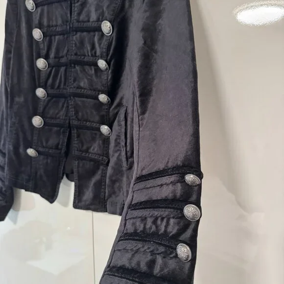 Free People Military-Style Black Jacket (NWOT) - Picture 2 of 4